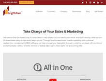 Tablet Screenshot of brightdoor.com